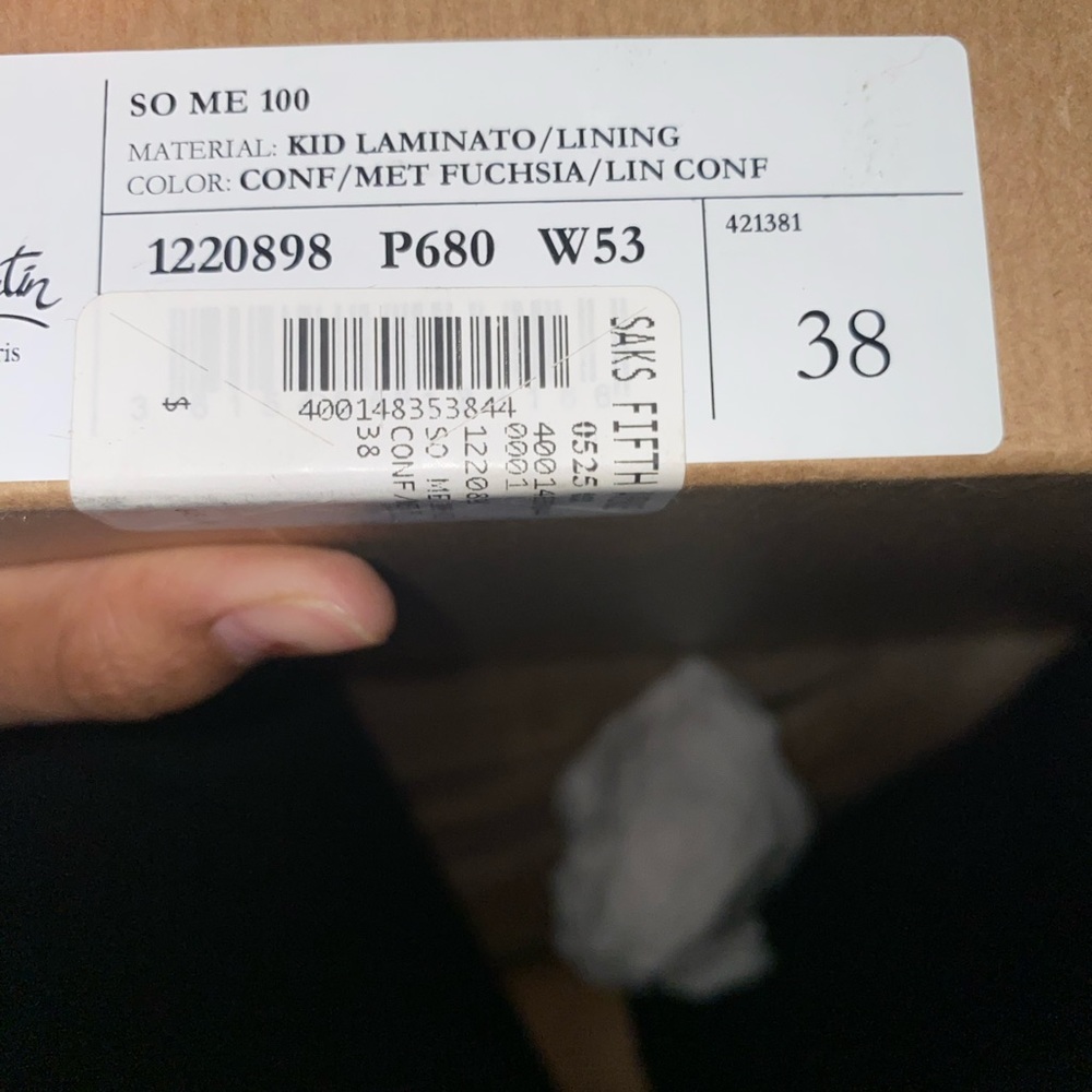 Authentic Christian Louboutin so me sandals